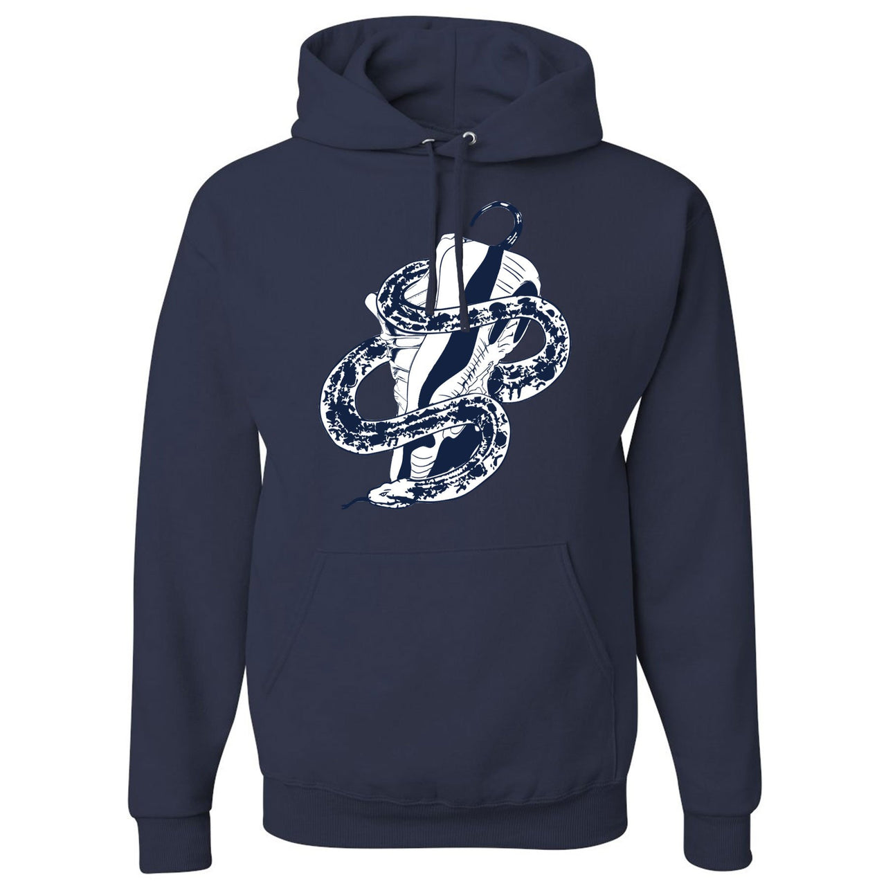 Snakeskin Low Blue 11s Hoodie | Snake Around Shoes, Navy