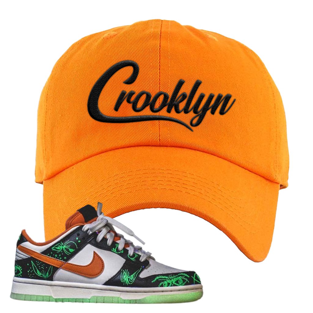 Halloween Low Dunks 2021 Dad Hat | Crooklyn, Orange