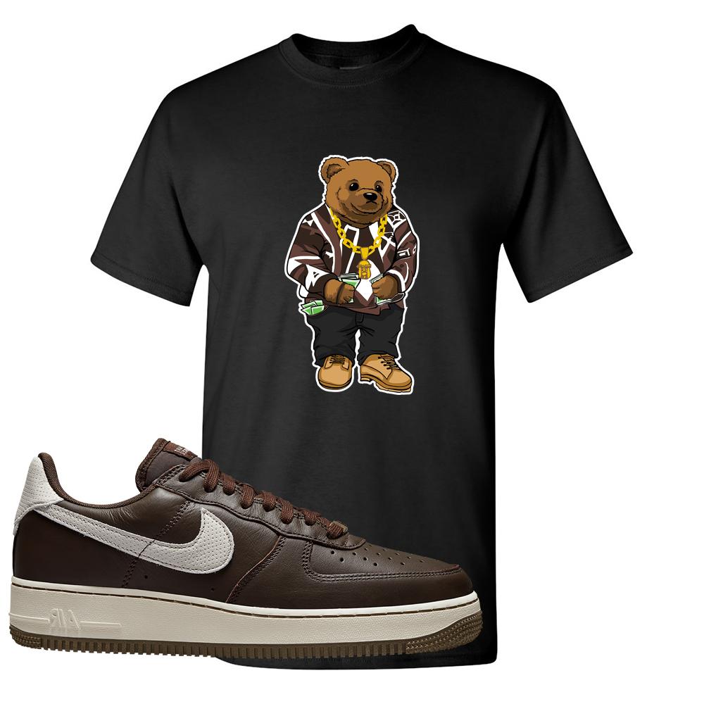 Dark Chocolate Leather 1s T Shirt | Sweater Bear, Black