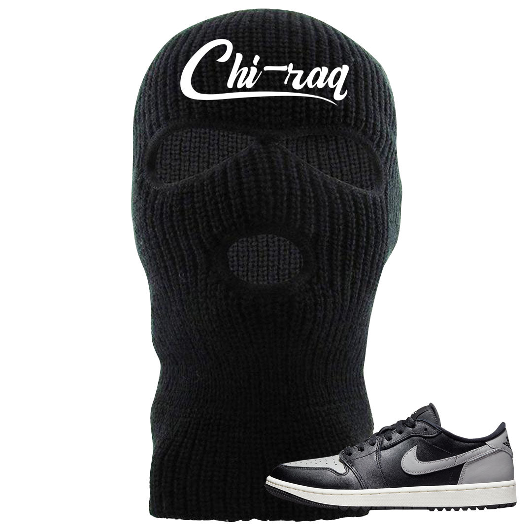 Shadow Golf Low 1s Ski Mask | Chiraq, Black