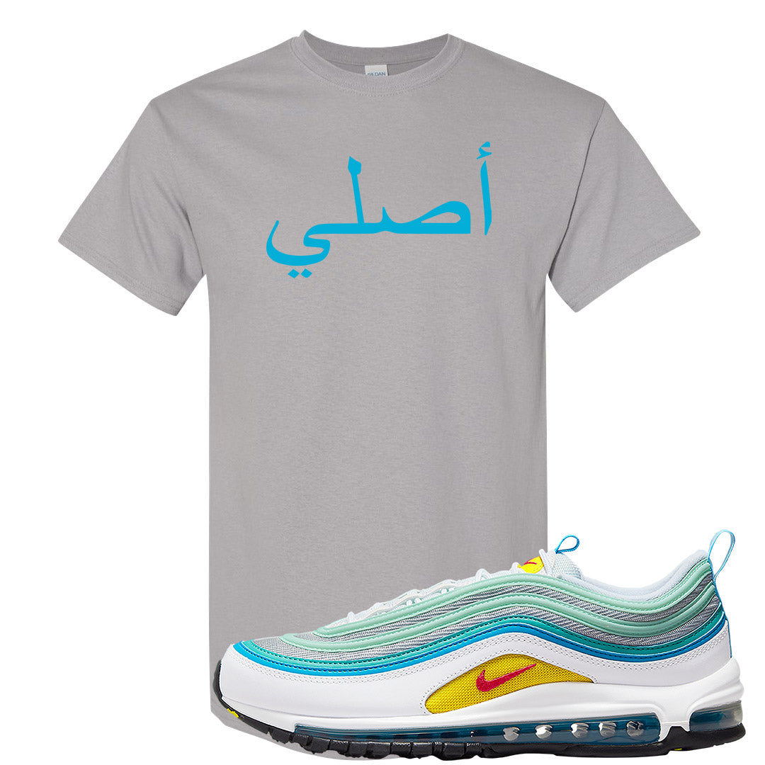 Spring Floral 97s T Shirt | Original Arabic, Gravel
