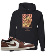 Mocha Low 1s Hoodie | God Told Me, Black