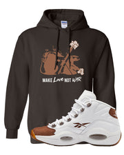 Mocha Question Mids Hoodie | Army Rats, Dark Chocolate