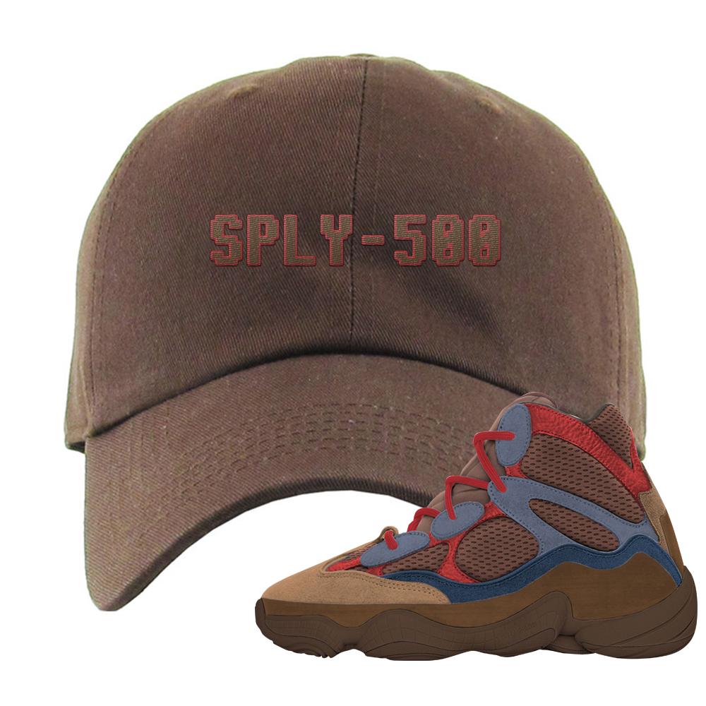Yeezy 500 High Sumac Dad Hat | Sply-500, Chocolate