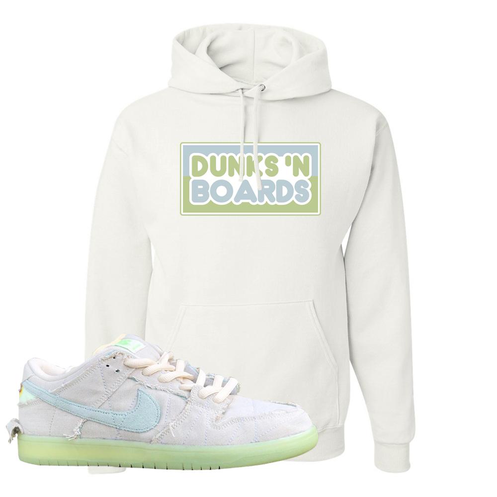 Mummy Low Dunks Hoodie | Dunks N Boards, White