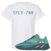 Faded Azure 700s T Shirt | Sply-700, White
