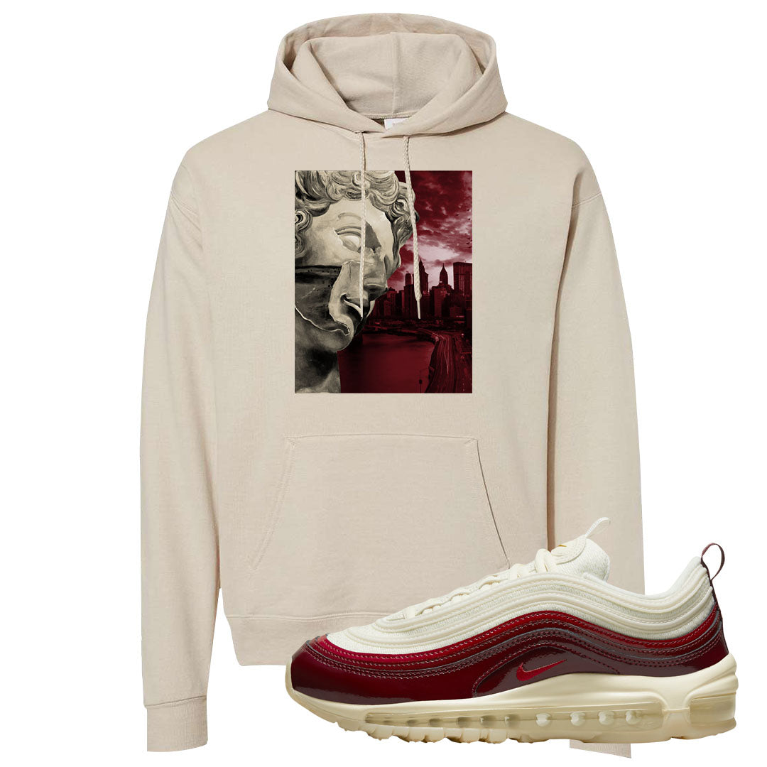 Dark Beetroot 97s Hoodie | Miguel, Sand