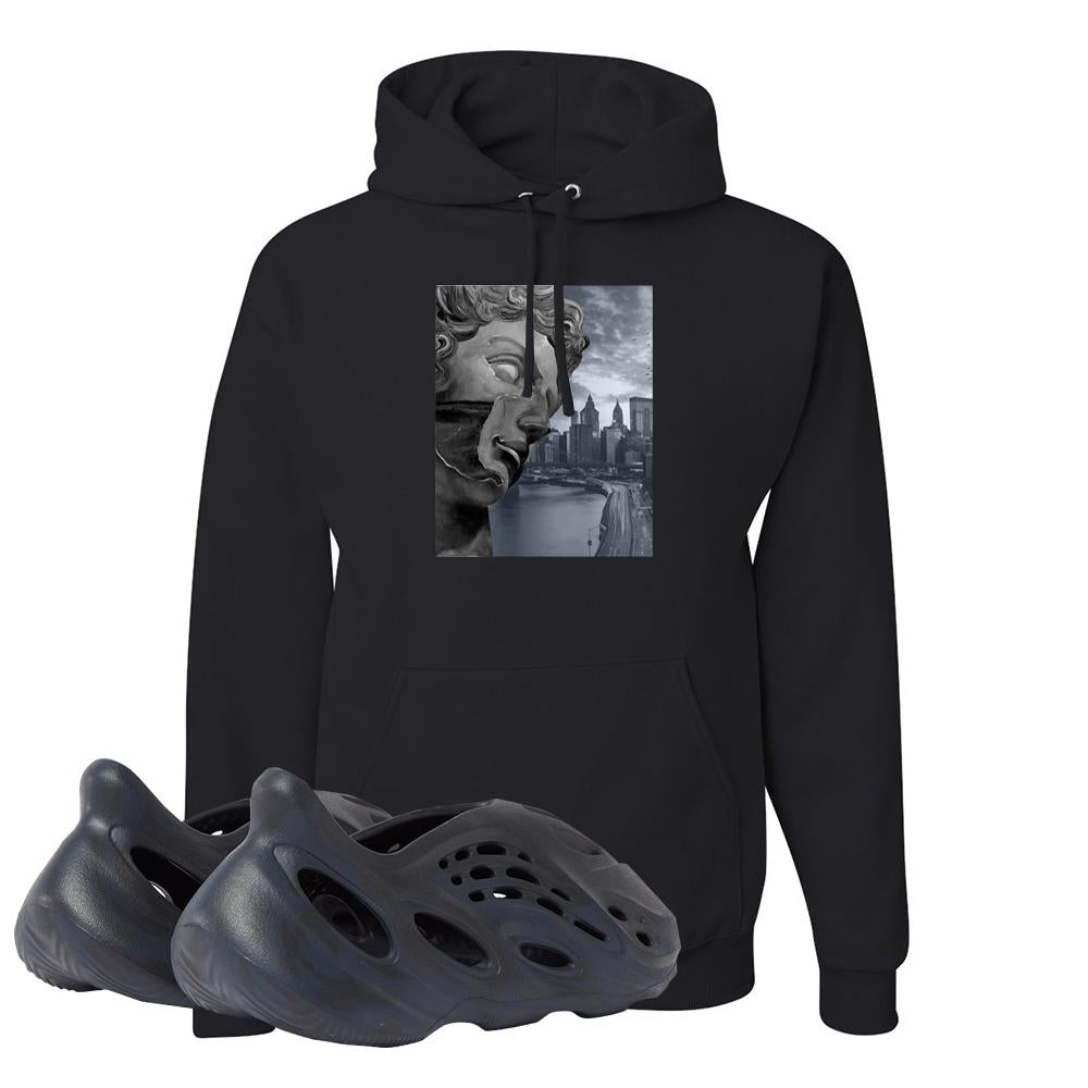 Yeezy Foam Runner Mineral Blue Hoodie | Miguel, Black