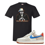 First Use Low 1s Suede T Shirt | Capone Illustration, Black