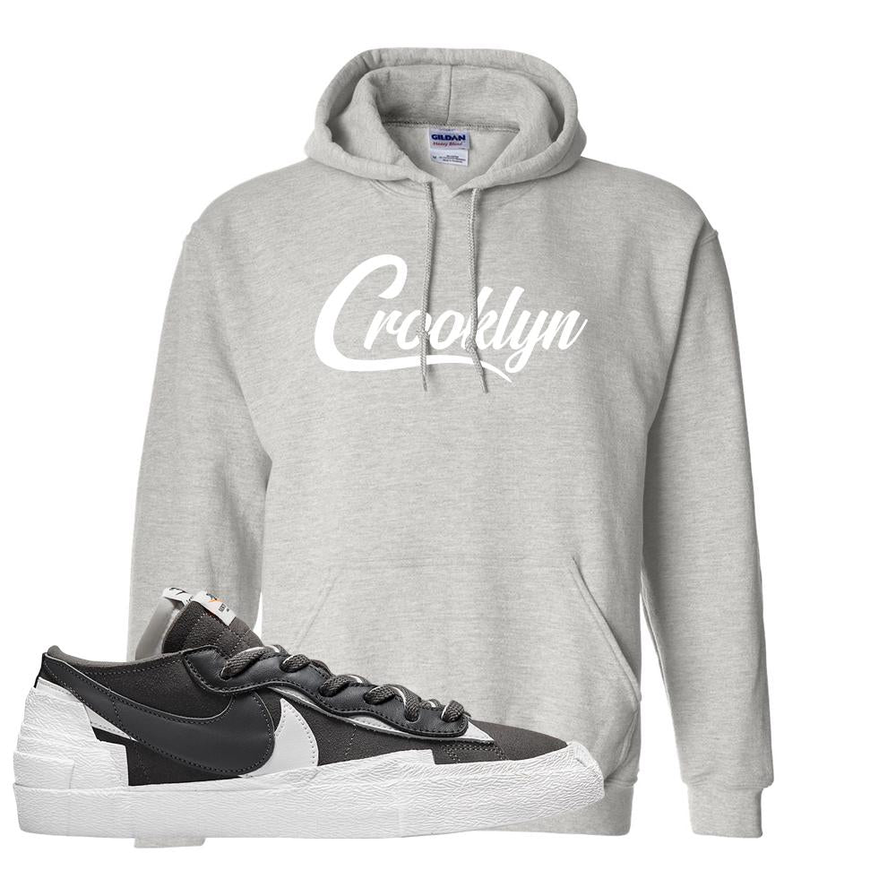 Iron Grey Low Blazers Hoodie | Crooklyn, Ash