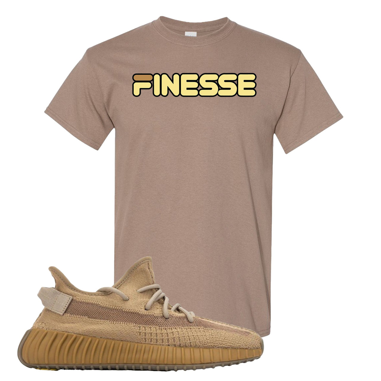 Earth v2 350s T-Shirt | Finesse, Brown Savana