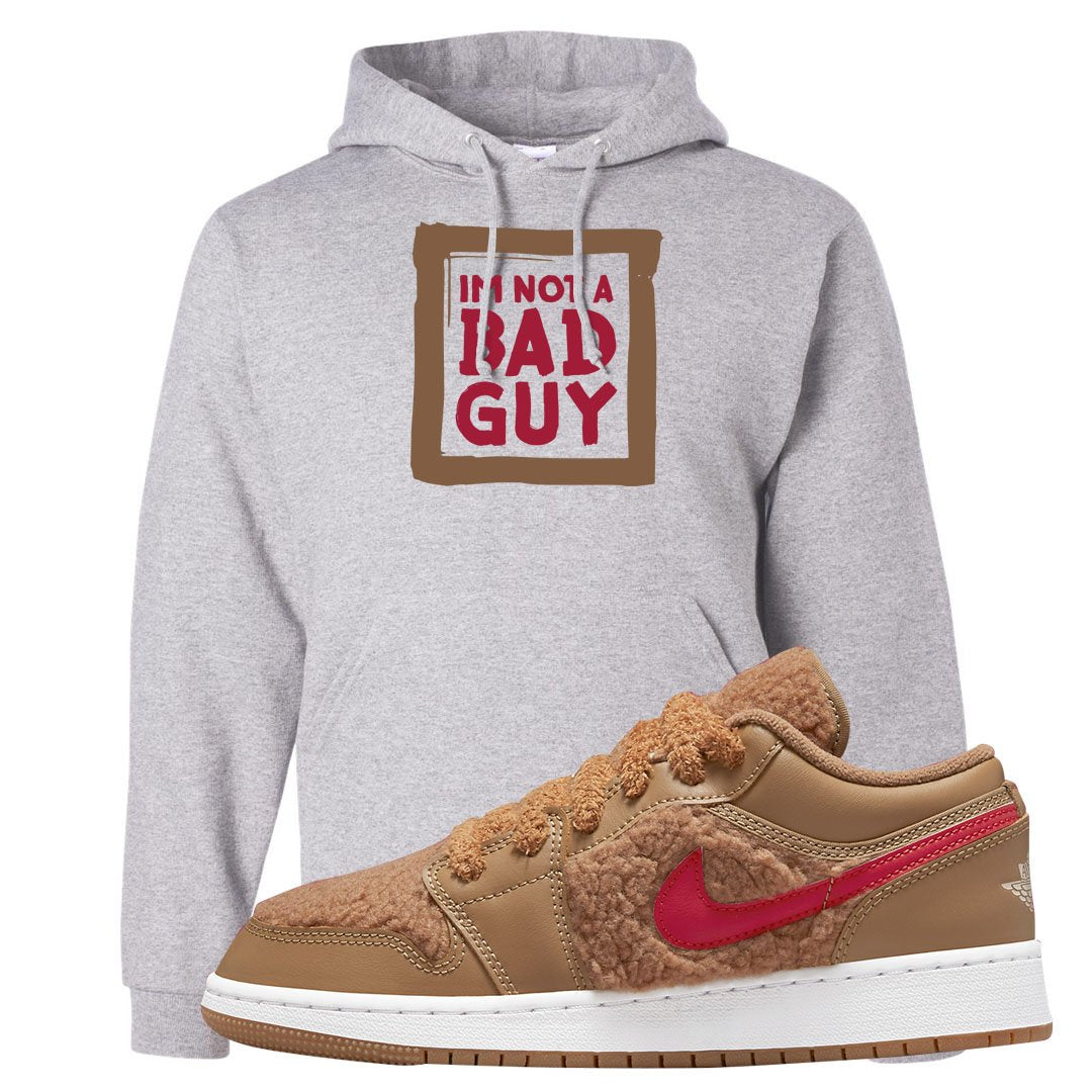 Teddy Bear Low 1s Hoodie | I'm Not A Bad Guy, Ash