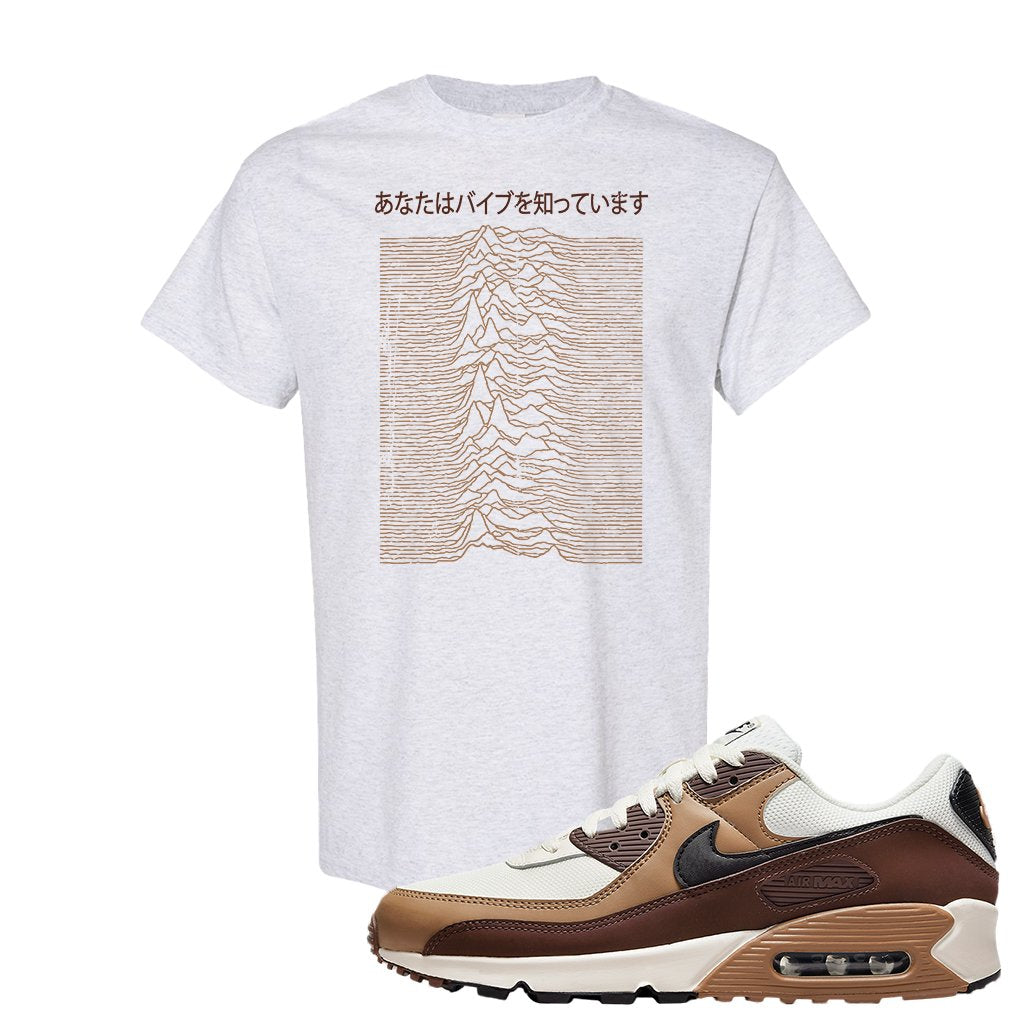 Air Max 90 Dark Driftwood T Shirt | Vibes Japan, Ash