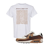 Air Max 90 Dark Driftwood T Shirt | Vibes Japan, Ash