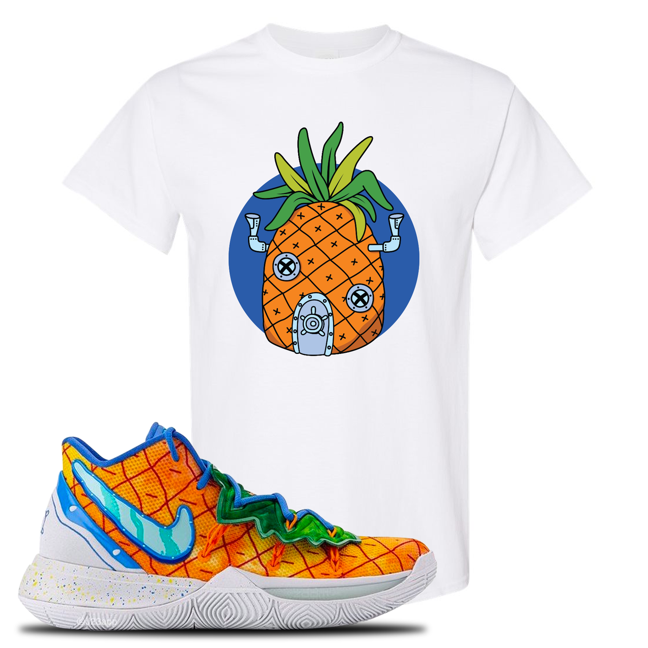 Kyrie 5 Pineapple House Pineapple House White Sneaker Hook Up T-Shirt