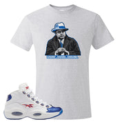 Blue Toe Question Mids T Shirt | Capone Illustration, Ash