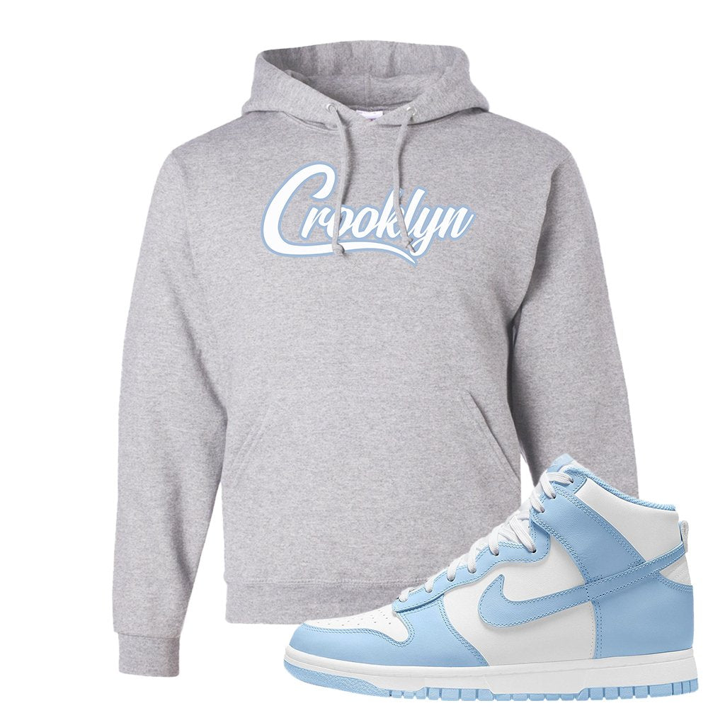 Aluminum High Dunks Hoodie | Crooklyn, Ash