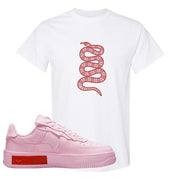 Air Force 1 Low Fontanka T Shirt | Coiled Snake, White