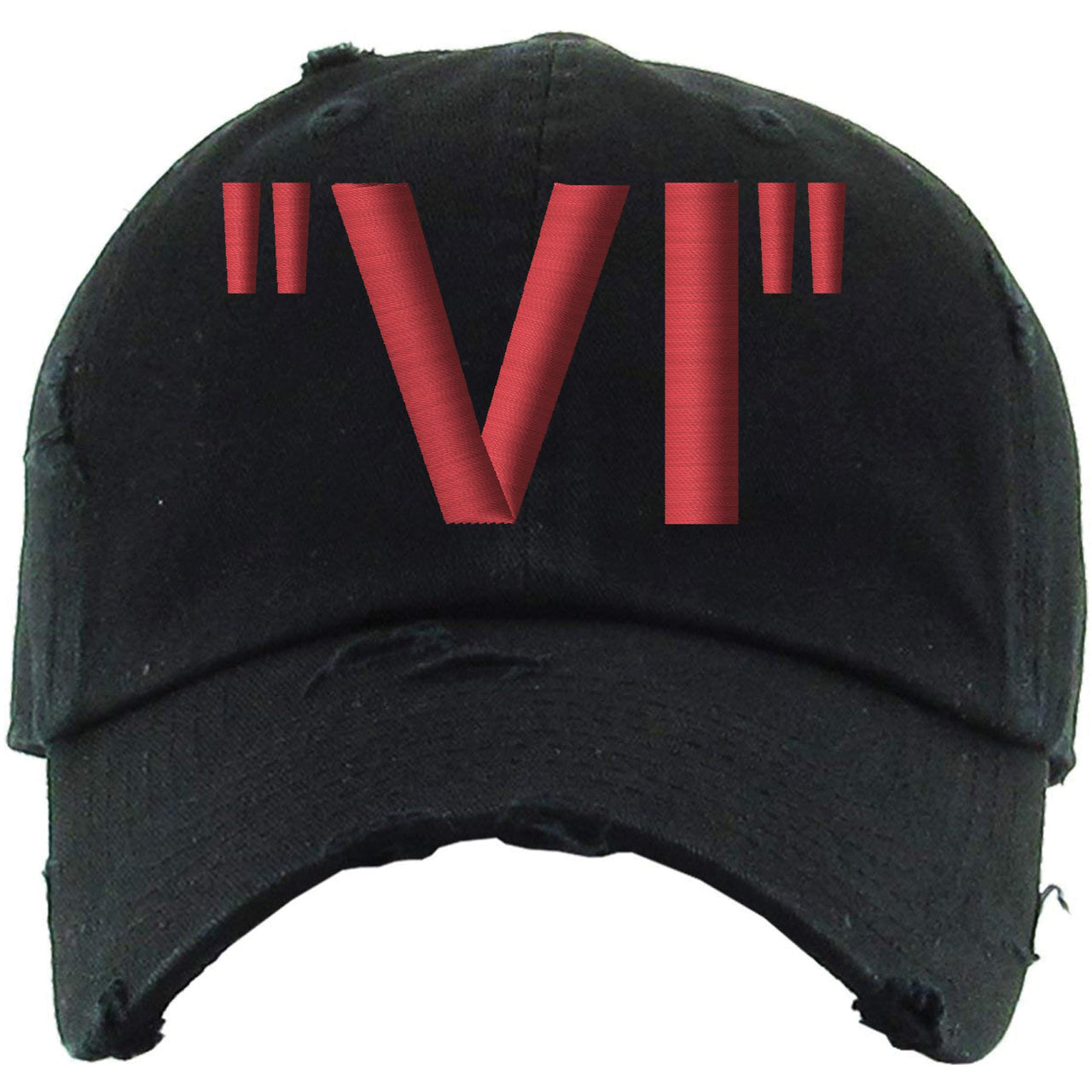 Infrared 6s Dad Hat | VI, Black