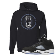 Oreo Moonlight 5s Hoodie | Cash Rules Everything Around Me, Black