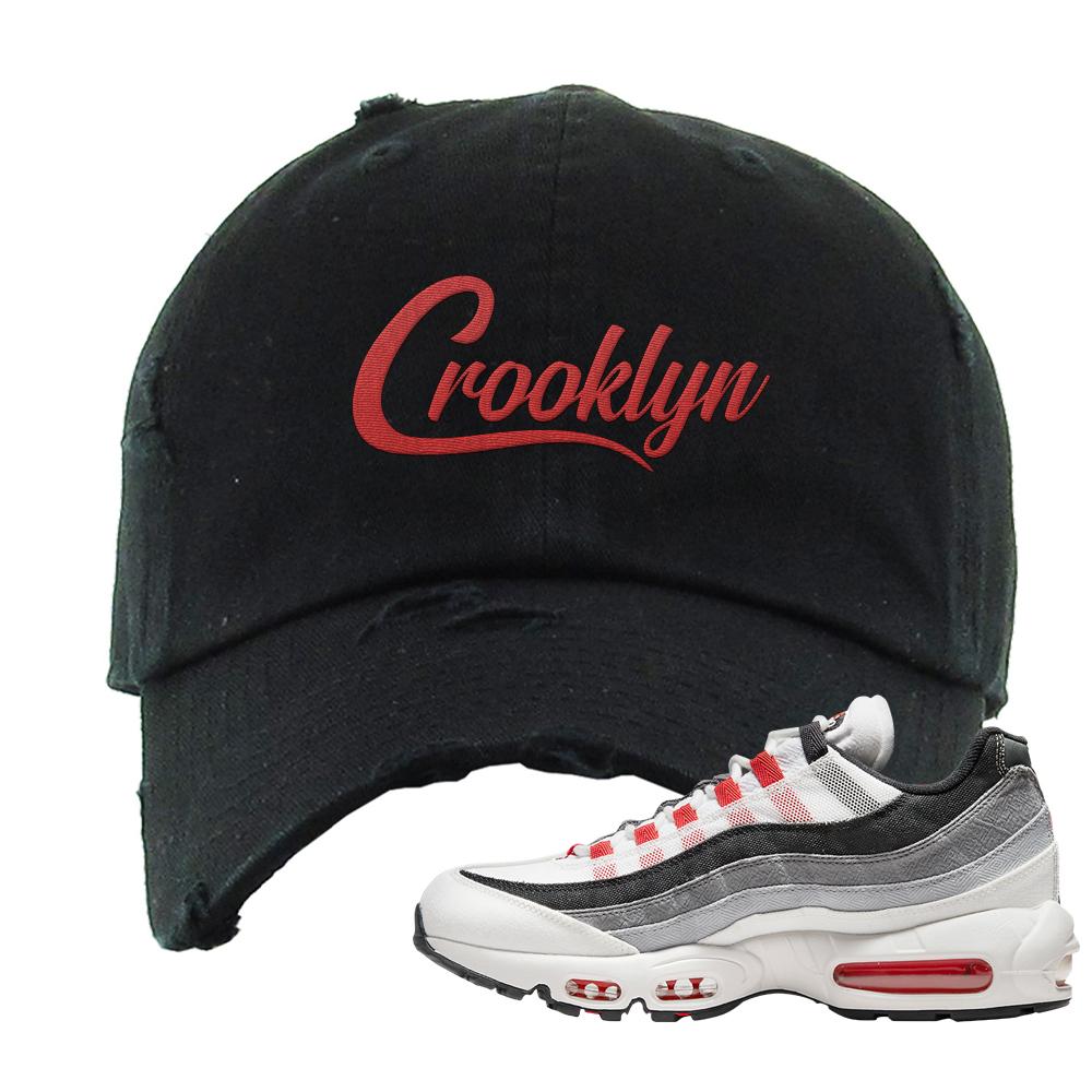 Comet 95s Distressed Dad Hat | Crooklyn, Black