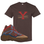Yeezy 500 High Sumac T Shirt | YZ, Chocolate