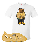 Yeezy Foam Runner Ochre T Shirt | Sweater Bear, White