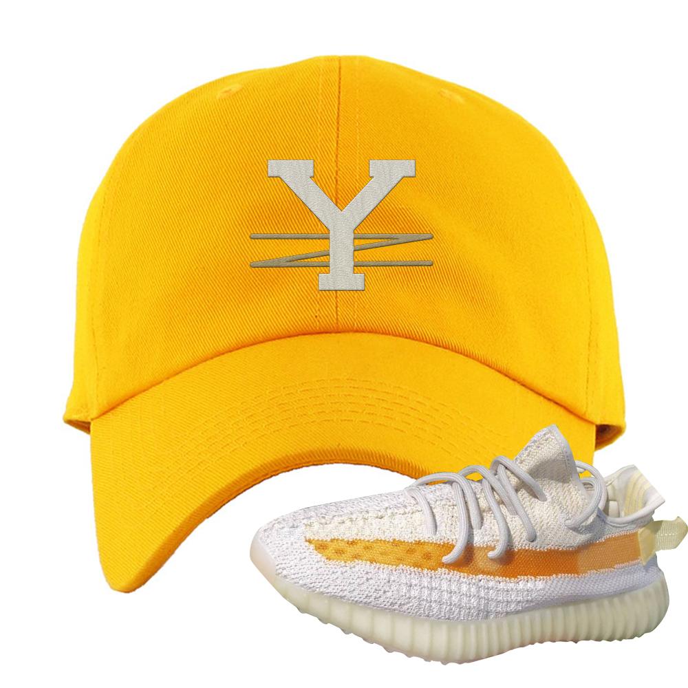 Light 350s v2 Dad Hat | YZ, Gold