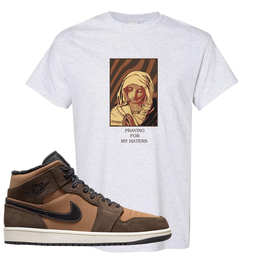 Earthy Brown Mid 1s T Shirt | God Told Me, Ash