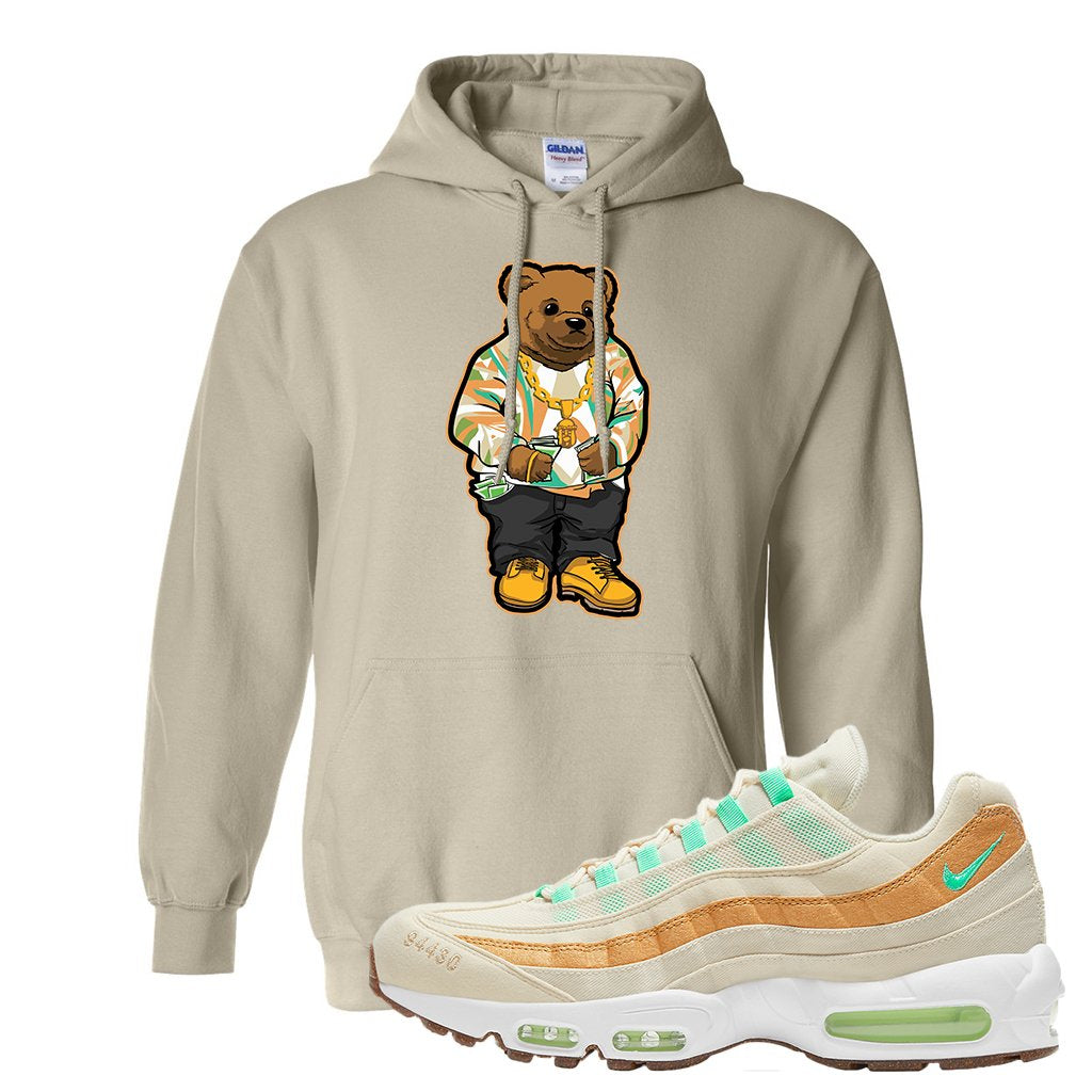 Happy Pineapple 95s Hoodie | Sweater Bear, Sand