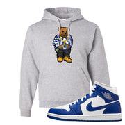 Air Jordan 1 Mid Kentucky Blue Hoodie | Sweater Bear, Ash