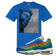 Light Blue Green AMRC 95s T Shirt | Miguel, Royal Blue