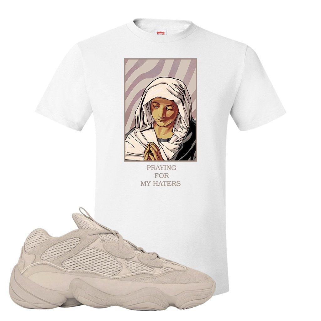 Yeezy 500 Taupe Light T Shirt | God Told Me, White