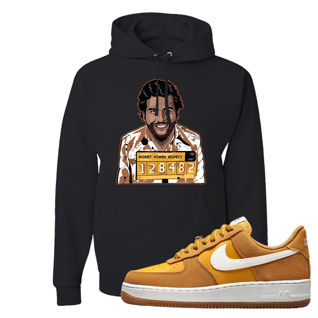 Air Force 1 Low First Use Hoodie | Escobar Illustration, Black