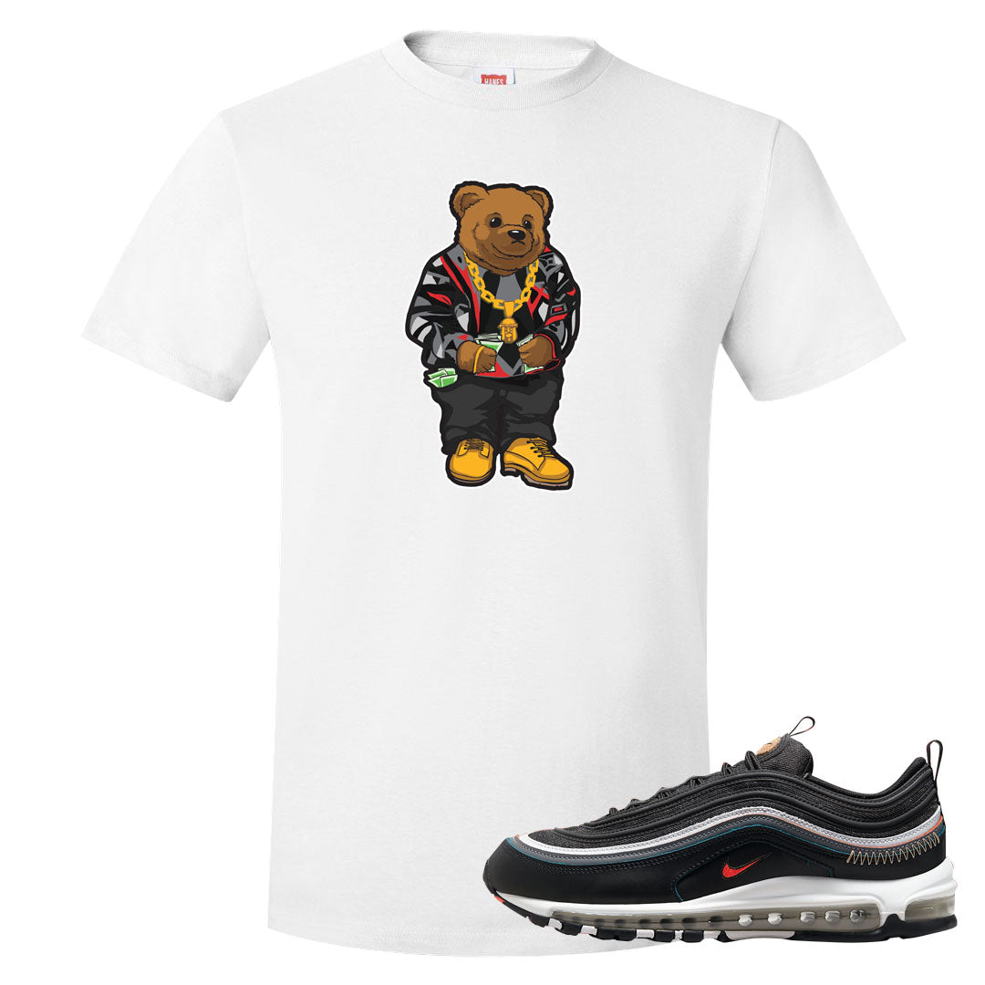 Alter and Reveal 97s T Shirt | Sweater Bear, White