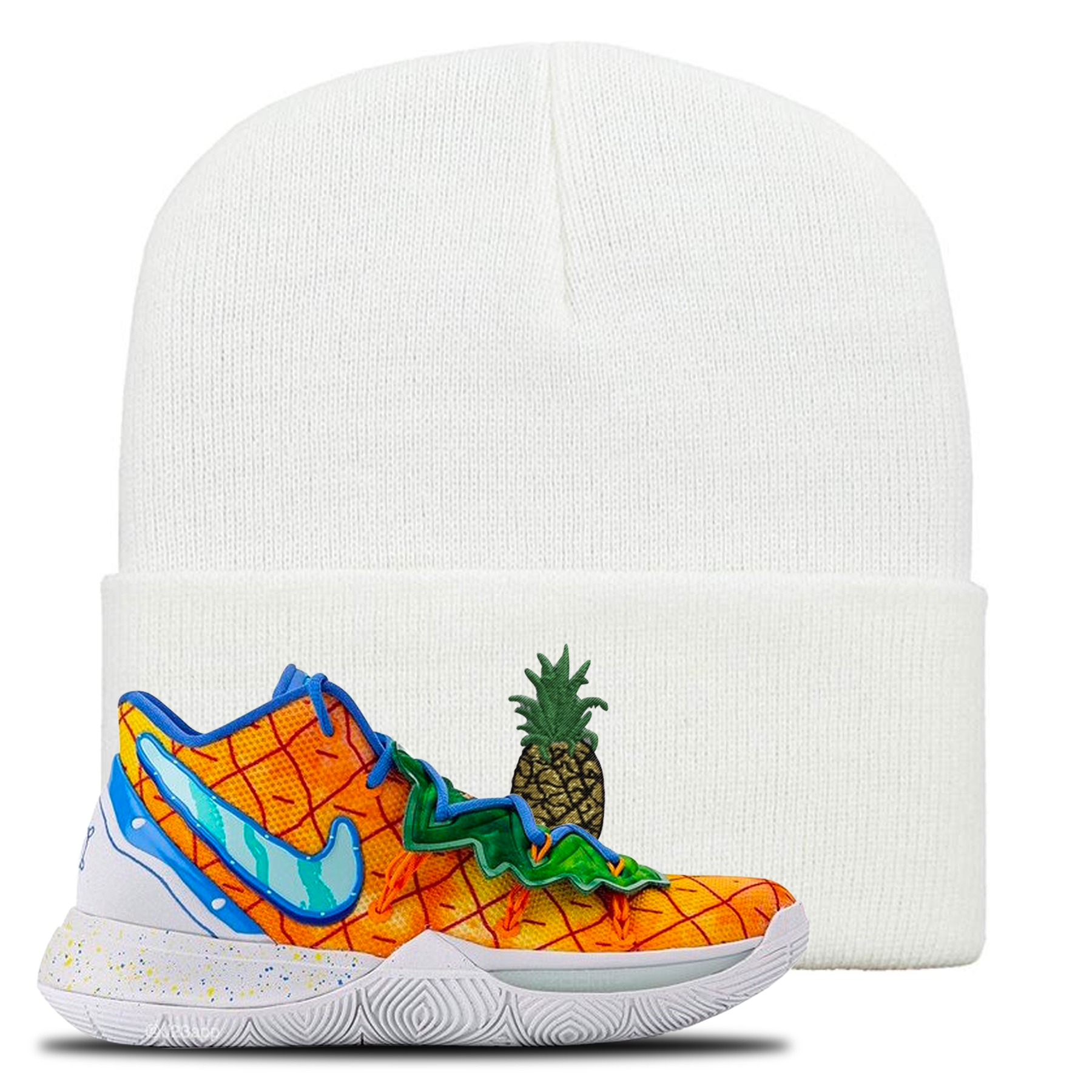 Kyrie 5 Pineapple House Pineapple White Sneaker Hook Up Beanie