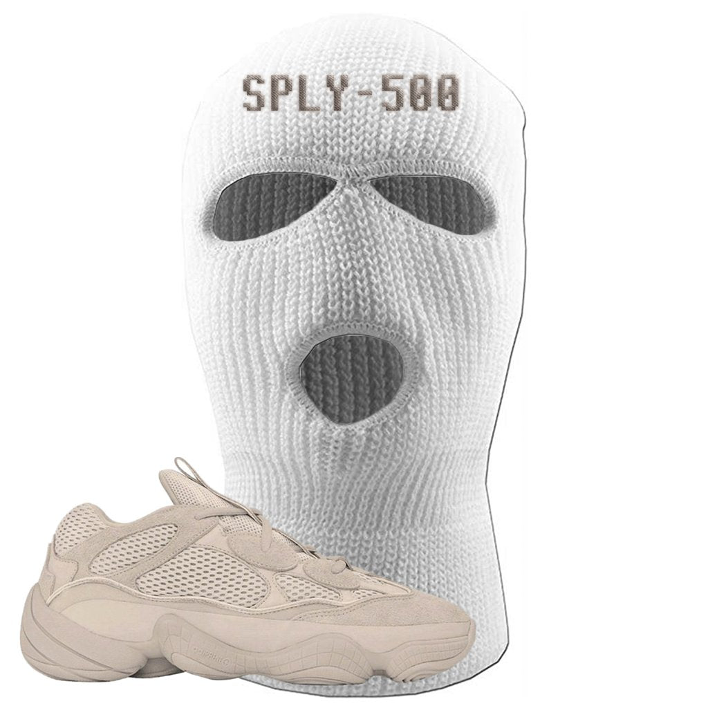 Yeezy 500 Taupe Light Ski Mask | Sply-500, White