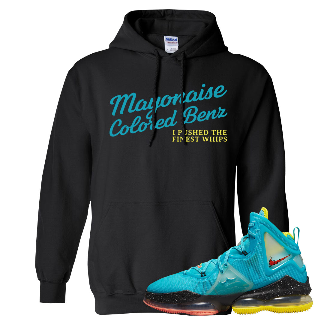 South Beach Christmas Bron 19s Hoodie | Mayonaise Colored Benz, Black