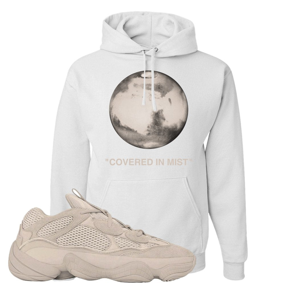 Yeezy 500 Taupe Light Hoodie | Covered In Mist, White