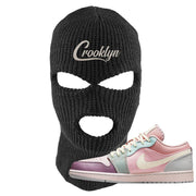 Air Jordan 1 Low Pastel Ski Mask | Crooklyn, Black