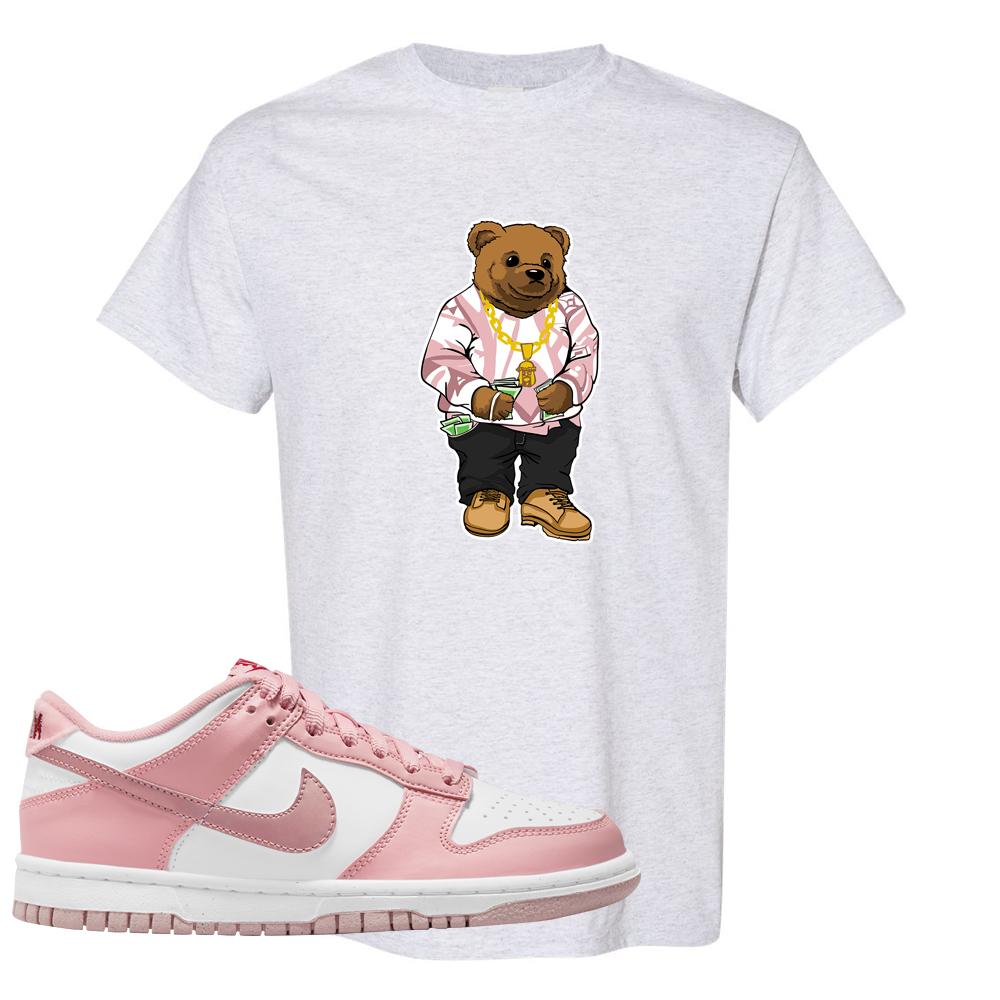Pink Velvet Low Dunks T Shirt | Sweater Bear, Ash