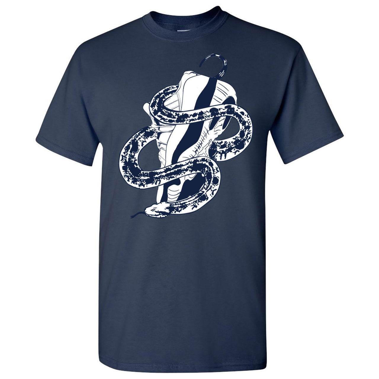 Snakeskin Low Blue 11s T Shirt | Snake Around Shoes, Navy Blue