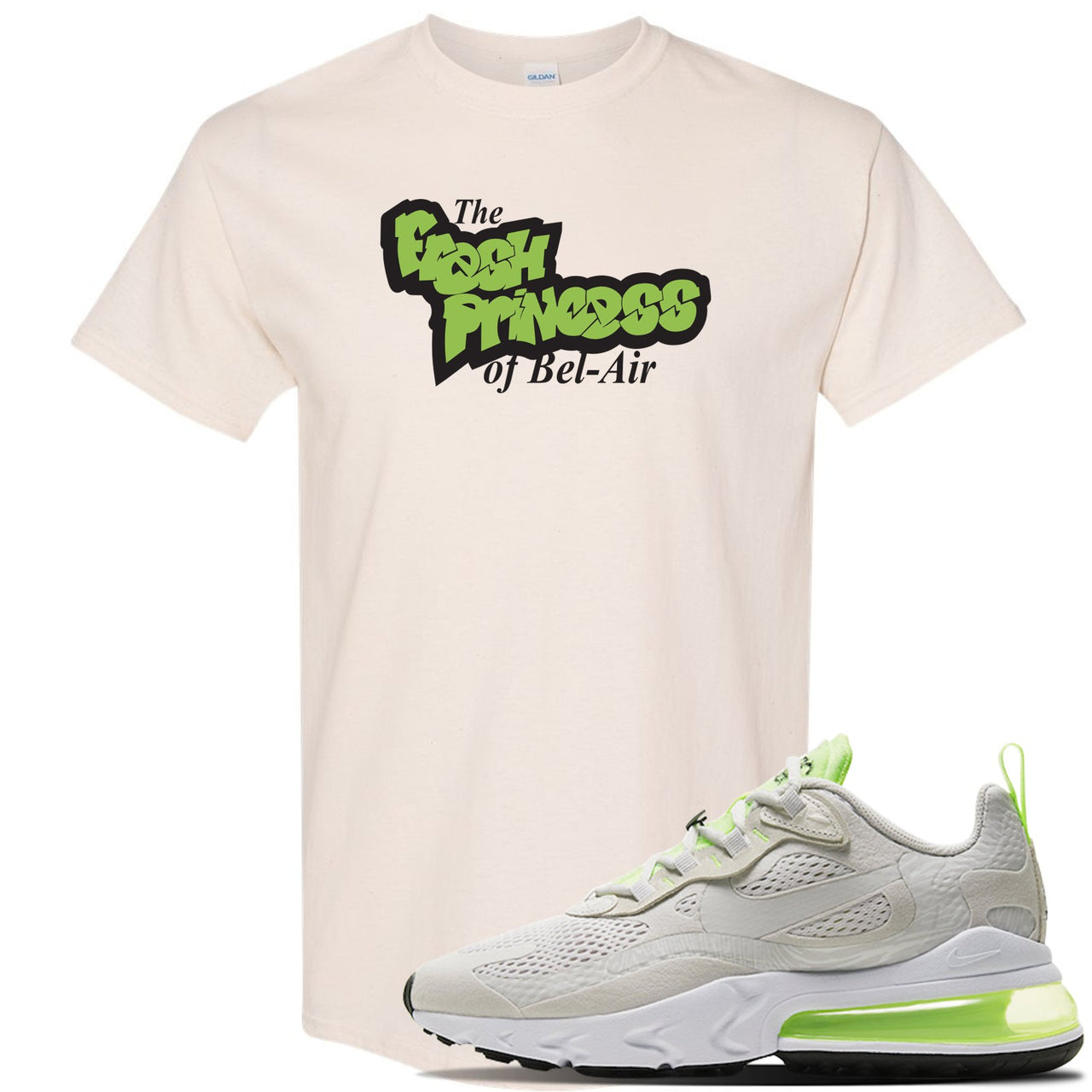 Ghost Green React 270s T Shirt | Fresh Prince Of Bel Air, Natural