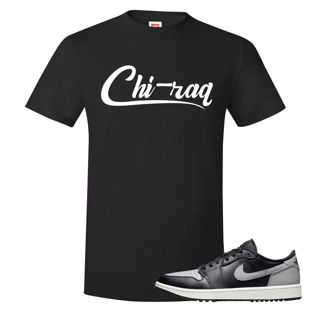 Shadow Golf Low 1s T Shirt | Chiraq, Black