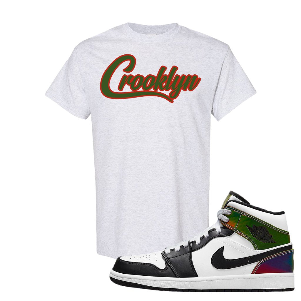 Color Change Mid 1s T Shirt | Crooklyn, Ash