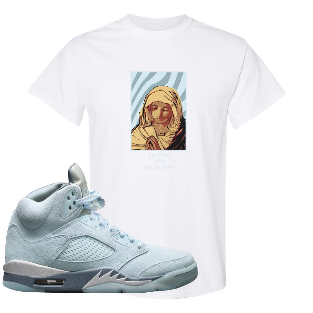 Blue Bird 5s T Shirt | God Told Me, White