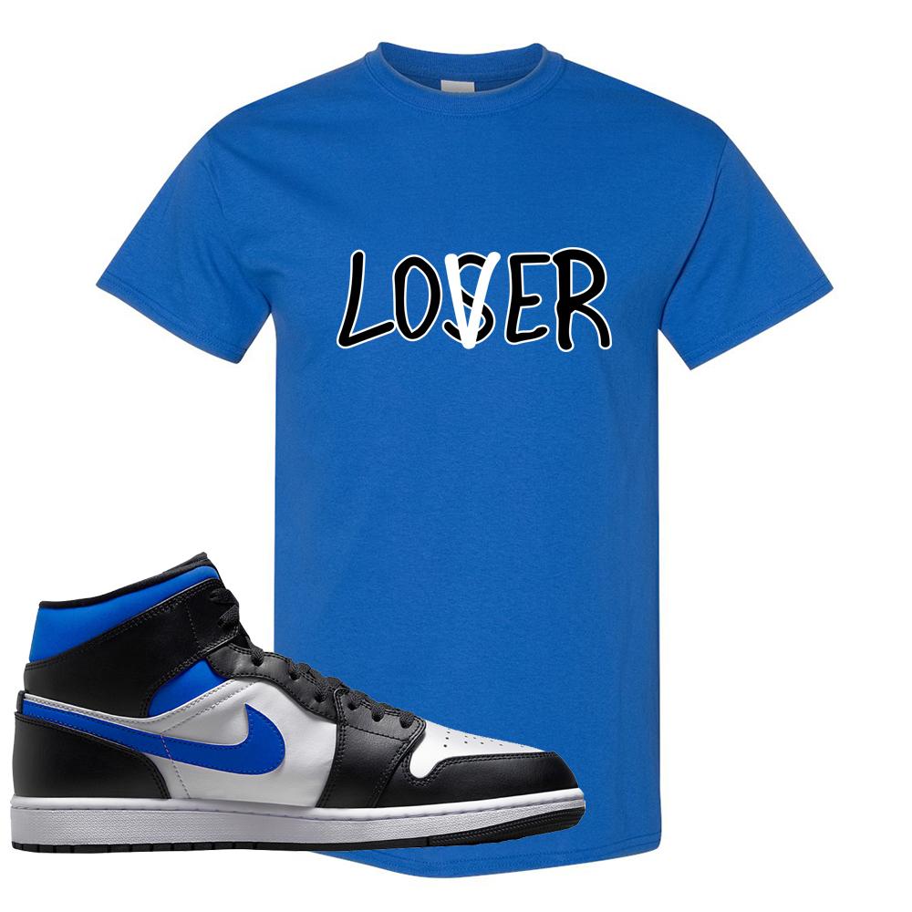 Air Jordan 1 Mid Royal T Shirt | Lover, Royal