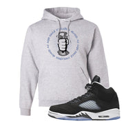 Oreo Moonlight 5s Hoodie | Cash Rules Everything Around Me, Ash