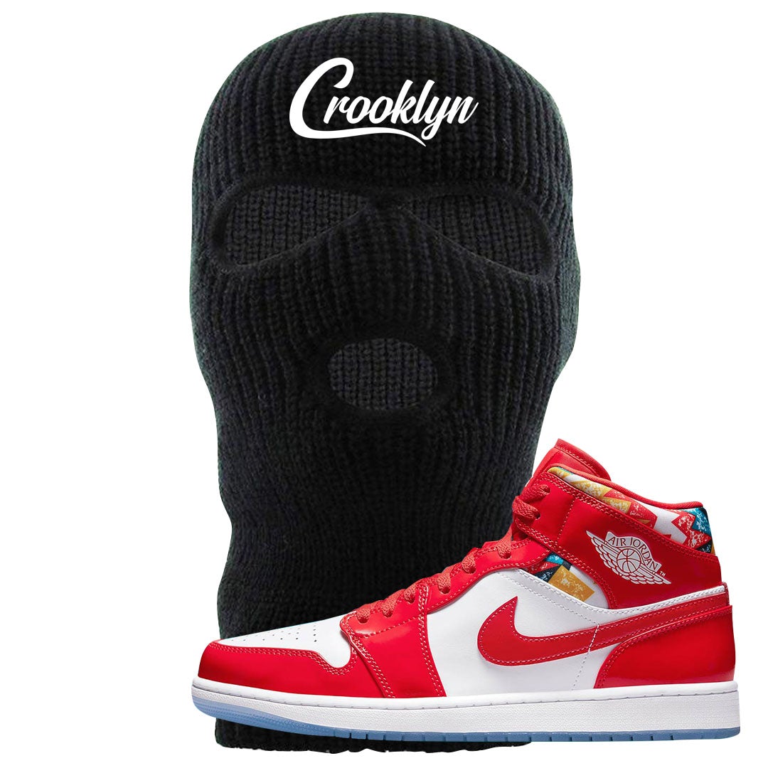 Barcelona Sweater Mid 1s Ski Mask | Crooklyn, Black