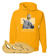 Yeezy Foam Runner Ochre Hoodie | The Vibes Are Immaculate, Gold